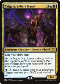Taigam, Sidisi's Hand - Commander 2017 - Magic: The Gathering card