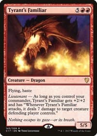 Tyrant's Familiar - Commander 2017 - Magic: The Gathering card