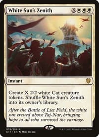 White Sun's Zenith - Commander 2017 - Magic: The Gathering card