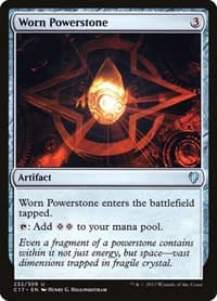 Worn Powerstone - Commander 2017 - Magic: The Gathering card