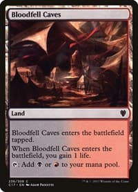 Bloodfell Caves - Commander 2017 - Magic: The Gathering card