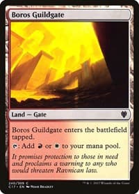 Boros Guildgate - Commander 2017 - Magic: The Gathering card