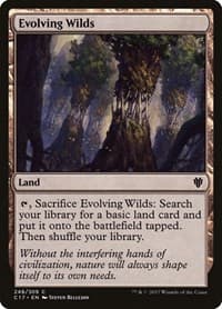 Evolving Wilds - Commander 2017 - Magic: The Gathering card