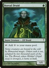 Boreal Druid - Coldsnap - Magic: The Gathering card