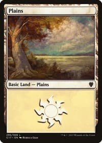 Plains (295) - Commander 2017 - Magic: The Gathering card