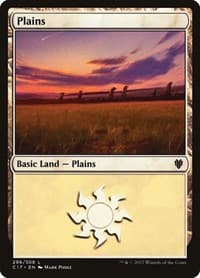 Plains (296) - Commander 2017 - Magic: The Gathering card