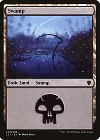 Swamp (302) - Commander 2017 - Magic: The Gathering card