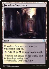 Forsaken Sanctuary - Commander 2017 - Magic: The Gathering card
