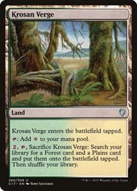 Krosan Verge - Commander 2017 - Magic: The Gathering card