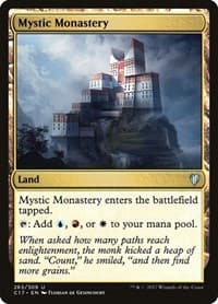 Mystic Monastery - Commander 2017 - Magic: The Gathering card