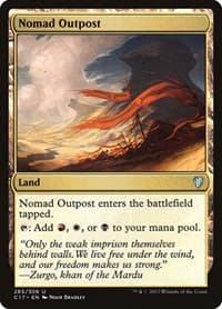 Nomad Outpost - Commander 2017 - Magic: The Gathering card