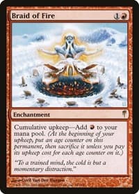 Braid of Fire - Coldsnap - Magic: The Gathering card