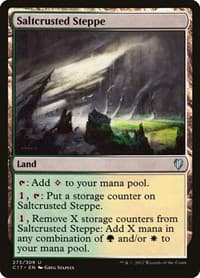 Saltcrusted Steppe - Commander 2017 - Magic: The Gathering card