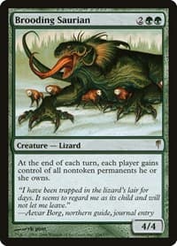 Brooding Saurian - Coldsnap - Magic: The Gathering card