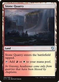 Stone Quarry - Commander 2017 - Magic: The Gathering card