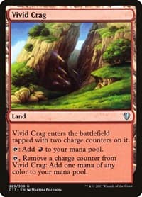 Vivid Crag - Commander 2017 - Magic: The Gathering card