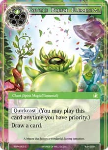 Gentle Breeze Elemental - Reiya Cluster Starter Deck - Force of Will card