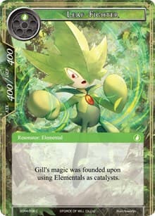 Leaf Fighter - Reiya Cluster Starter Deck - Force of Will card