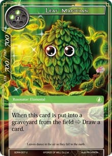 Leaf Magician - Reiya Cluster Starter Deck - Force of Will card