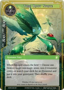 Tree Root Sprite - Reiya Cluster Starter Deck - Force of Will card