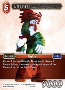 Amarant - Opus III - Final Fantasy TCG card