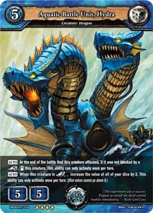 Aquatic Battle Unit, Hydra - Rally to War - Dragoborne card