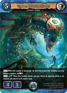 Typhos, Relentless Hunter - Rally to War - Dragoborne card