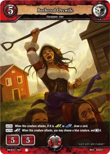 Bothered Orcwife - Rally to War - Dragoborne card