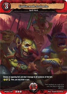 Goblin-made Avalanche - Rally to War - Dragoborne card