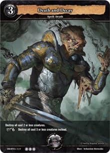 Death and Decay - Rally to War - Dragoborne card