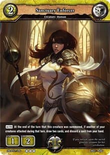 Sanctuary Enforcer - Rally to War - Dragoborne card