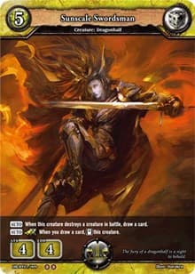 Sunscale Swordsman - Rally to War - Dragoborne card