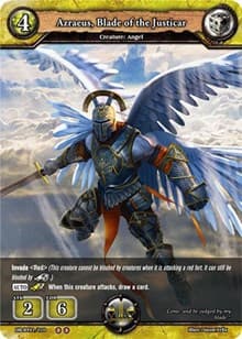 Azraeus, Blade of the Justicar - Rally to War - Dragoborne card
