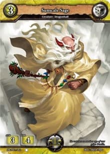 Sunscale Sage - Rally to War - Dragoborne card