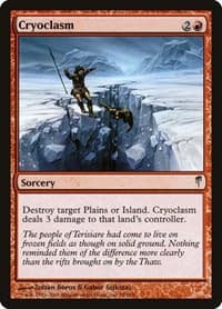 Cryoclasm - Coldsnap - Magic: The Gathering card
