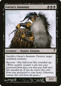 Garza's Assassin - Coldsnap - Magic: The Gathering card