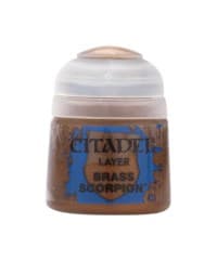 Citadel Layer Paints: Brass Scorpion - Citadel Paint Pots - Citadel Paints card
