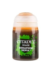 Citadel Sepia Paint: Seraphim Sepia - Citadel Paint Pots - Citadel Paints card
