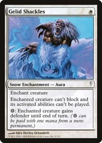 Gelid Shackles - Coldsnap - Magic: The Gathering card