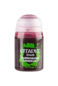 Citadel Shade Paint: Carroburg Crimson - Citadel Paint Pots - Citadel Paints card