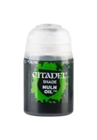 Citadel Shade Paint: Nuln Oil - Citadel Paint Pots - Citadel Paints card