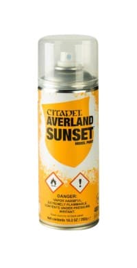 Citadel Spray Paint: Averland Sunset Spray - Citadel Spray Paints - Citadel Paints card