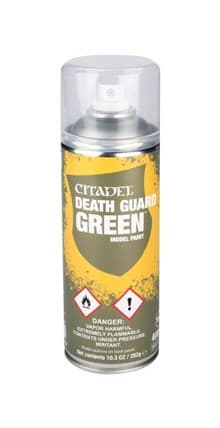 Citadel Spray Paint: Citadel Death Guard Green Spray - Citadel Spray Paints - Citadel Paints card