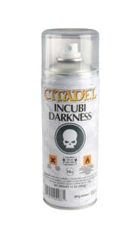 Citadel Spray Paint: Incubi Darkness Spray - Citadel Spray Paints - Citadel Paints card