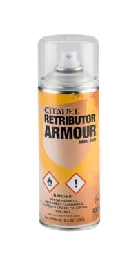 Citadel Spray Paint: Retributor Armour Spray - Citadel Spray Paints - Citadel Paints card