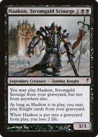 Haakon, Stromgald Scourge - Coldsnap - Magic: The Gathering card