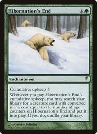 Hibernation's End - Coldsnap - Magic: The Gathering card