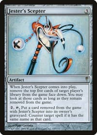 Jester's Scepter - Coldsnap - Magic: The Gathering card