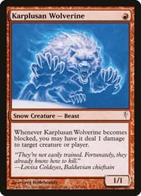 Karplusan Wolverine - Coldsnap - Magic: The Gathering card