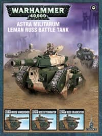 Warhammer: 40K - Astra Militarum Imperial Guard Leman Russ Battle Tank - Warhammer Plastic Box Sets - Warhammer Box Sets card